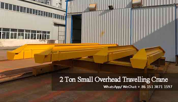 2 ton remote control small overehad travelling crane for sale Australia