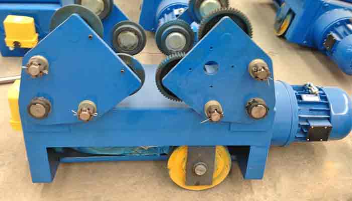 motorized travelling electric wire rope hoist heavy duty large capacity 