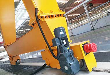 Gantry crane driving unit