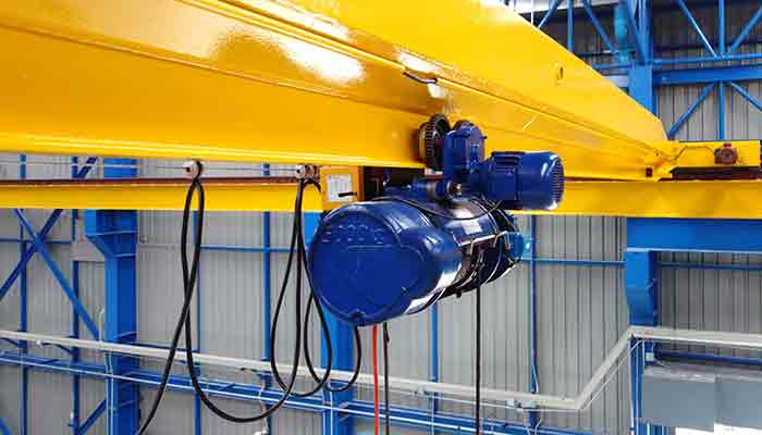 Electric Wire Rope Hoist Specifications 5 Ton, 10 Ton & 30 Ton - Overhead  Travelling Crane