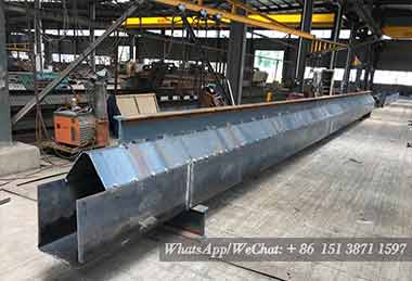 U shape box girder of 8 ton bridge cranes, remote control overhead crane for sale Philippines 