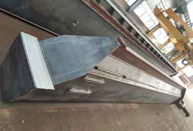 Main girder of single gider top running overhead crane 12 ton for sale Dominica, tailored with a length of 8 meters. 