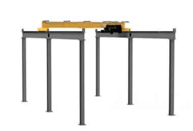 Free Standing Bridge Crane & Freestanding Overhead Crane 5 Ton ...