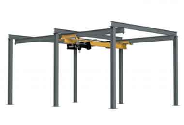 Free Standing Bridge Crane & Freestanding Overhead Crane 5 Ton ...