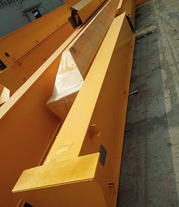 single beam overhead crane with box girder design 