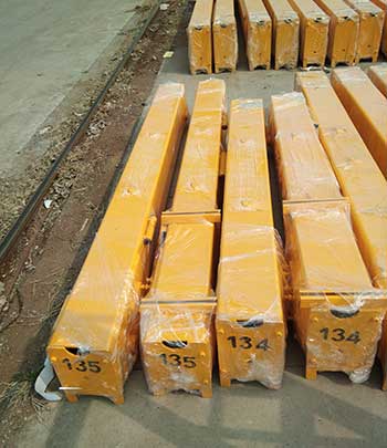 End carriages and end beams of single girder overhead cranes for sale Kuwait