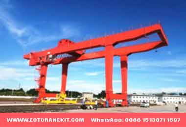outdoor gantry crane with u frame legs