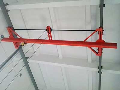 manual overhead crane with underhung bridge crane design 