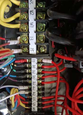 Wires conneciton of electric overhead travelling cranes Sounth Africa