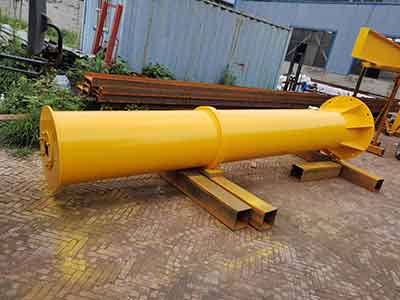 2.5 ton jib crane column painted 