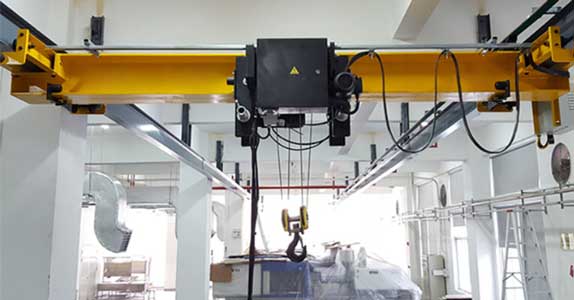 Single Girder EOT Crane with Underhung Bridge Crane Design