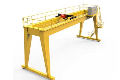 Gantry crane for steel warehouse and storage yard