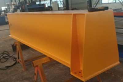 Main girder of the semi gantry crane 