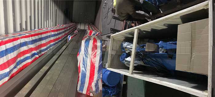 Packages of overhead crane for delivery to Egypt