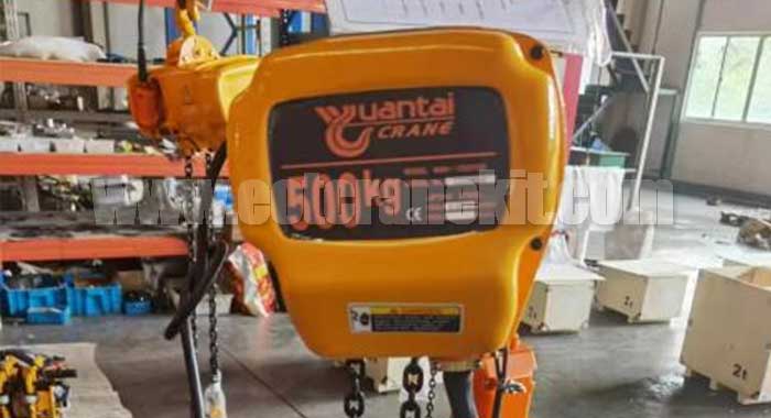 Jib electric chain hoist of 500kg small portable jib crane kit 