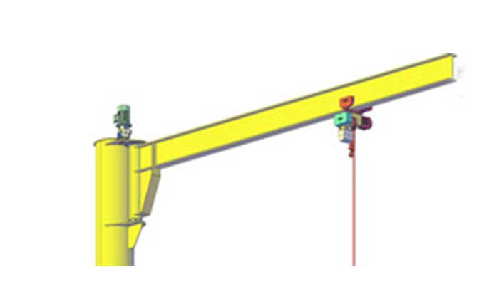 Under-Braced Jib Crane: