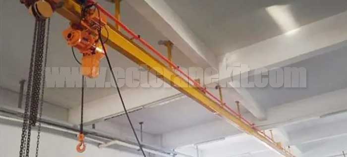 Top Running Single Monorail Crane: