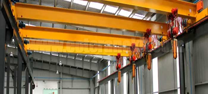 Economical single girder overhead crane 10 ton with cheap cd/md wire rope hoist