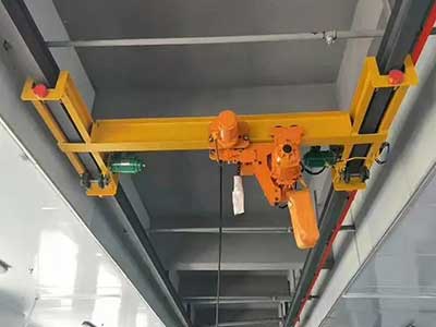 Single Girder Ceiling Mounted Bridge Crane