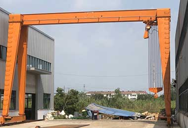 single girder full gantry crane with A frame