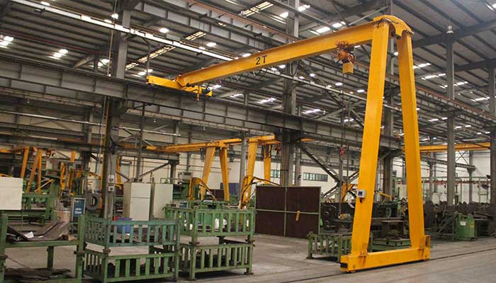 Chain Hoists for Single leg Semi Gantry Cranes 