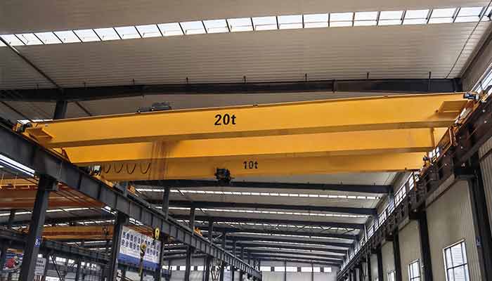 Indoor Bridge Cranes 20 Ton Example for Reference