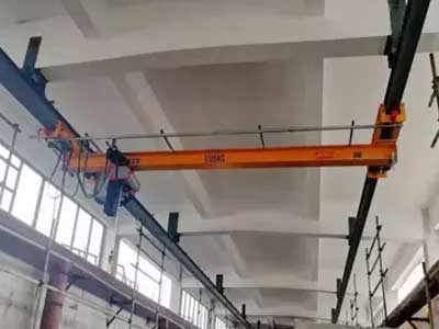 Crane types: Underhung crane