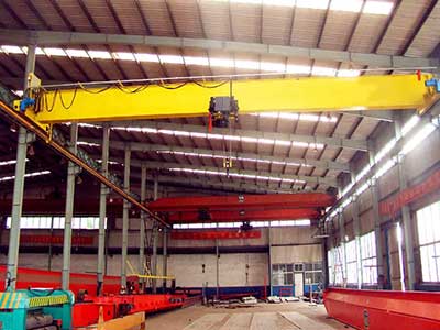 Crane types: Top running crane