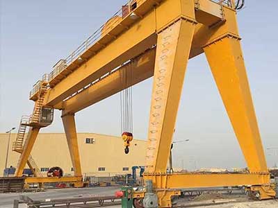 Typical Crane Used: Port Cranes, Gantry Cranes.