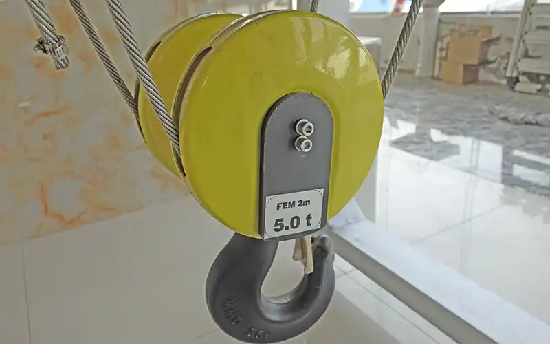 5 ton electric overhead hoist and crane hook FEM 2 M 