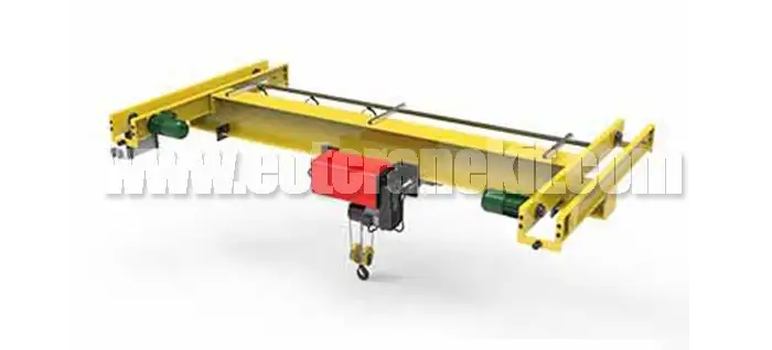 Under running single girder overhead crane with cd/md electric hoist 1 ton, 2 ton, 3 ton, 4 ton, 5 ton, 10 ton 