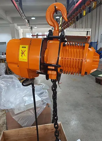 3 ton portable electric chain hoist with hook mounted design 
