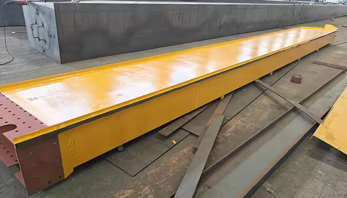 long span main beam of double girder top running eot crane 15 ton&nbsp;