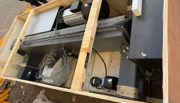 Main parts of semi gantry crane kit- electric hoist, lifting system