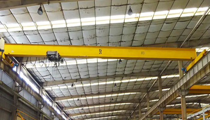 HD Type Single Girder Overhead Crane 5 Ton