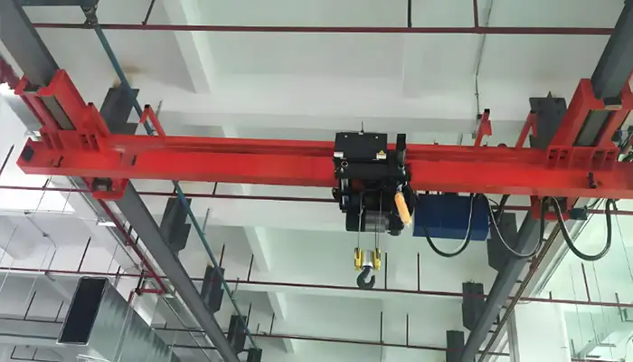 European-Style Single Girder Underhung 10 Ton Bridge Crane