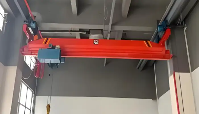Economical Single Girder Suspension 10 Ton Bridge Crane with CD/MD Wire Rope Electric Hoist