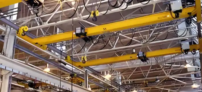 HDE Type Double Hoist Single Girder Overhead Crane: 