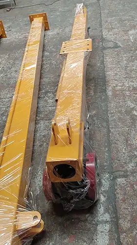 ground beam and rollers 