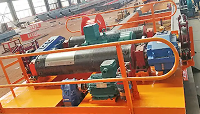 Advanced European style open winch trolley