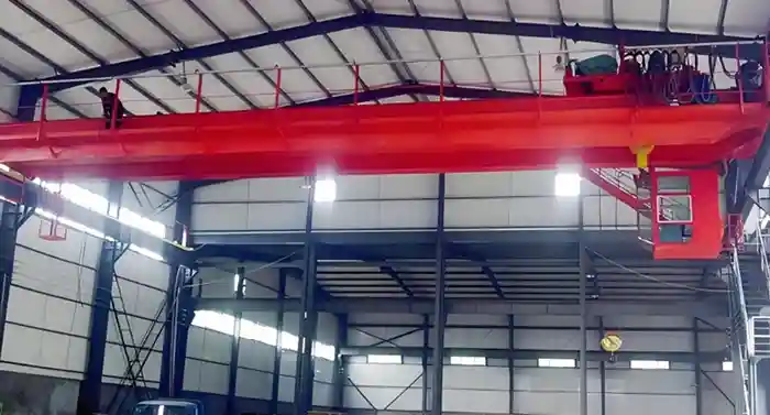 Steel-Structured Workshop Open Winch Overhead Crane 