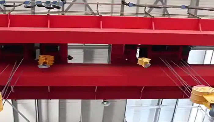 QE series of double trolley overhead crane for sale 