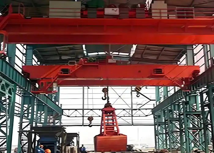 QN Type of Two Purpose Double Girder Overhead Crane with Grab & Hook