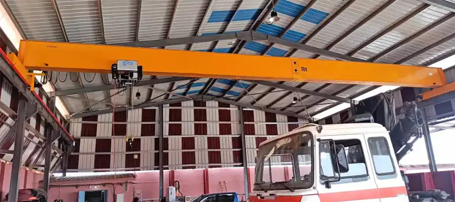  European Style Single Girder Top Running Cranes 1 Ton to 20 Ton,