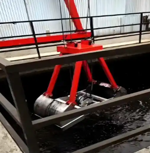 Goliath gantry crane with grab bucket for dredging handling 