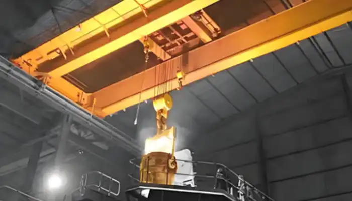 40 Ton Ladle Handling Cranes for Steel and Foundries
