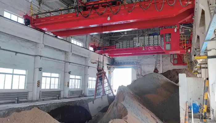 Intelligent Grab Bucket Overhead Cranes for Coal Mining Handling 