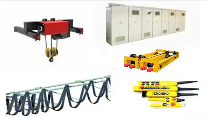 3 ton underhung overhead crane kit without main girder