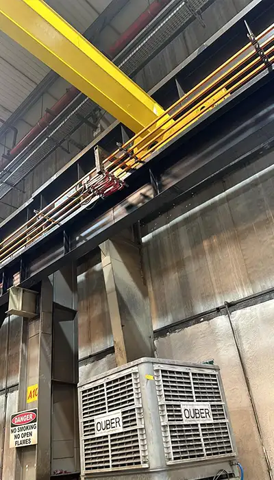Wall travelling end of the semi gantry crane for sale Qatar