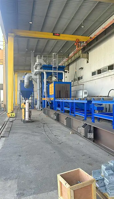 indoor gantry crane with single leg design 